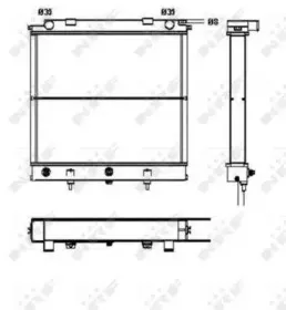 52129 NRF Радиатор, охлаждение двигателя