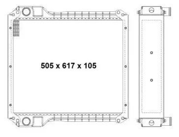 52167 NRF Радиатор, охлаждение двигателя