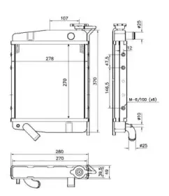 52295 NRF Радиатор, охлаждение двигателя