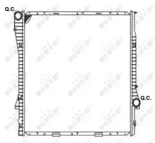 53183 NRF Радиатор, охлаждение двигателя