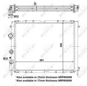 53209 NRF Радиатор, охлаждение двигателя