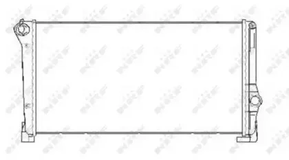 53248 NRF Радиатор, охлаждение двигателя