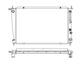 53372 NRF Радиатор, охлаждение двигателя