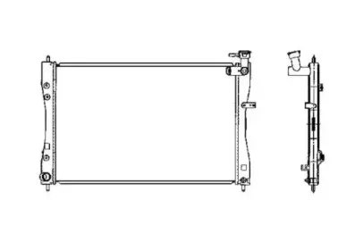 53462 NRF Радиатор, охлаждение двигателя