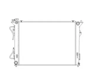 53494 NRF Радиатор, охлаждение двигателя
