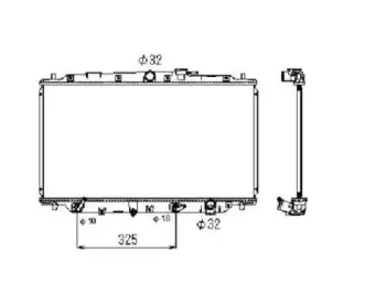 53513 NRF Радиатор, охлаждение двигателя