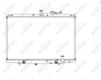 53515 NRF Радиатор, охлаждение двигателя