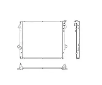 53542 NRF Радиатор, охлаждение двигателя