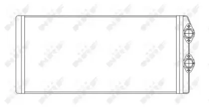 53545 NRF Теплообменник, отопление салона