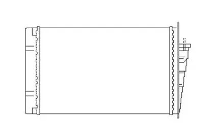 53564 NRF Теплообменник, отопление салона