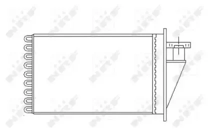53565 NRF Теплообменник, отопление салона