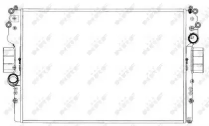 53614 NRF Радиатор, охлаждение двигателя