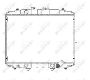 53650 NRF Радиатор, охлаждение двигателя