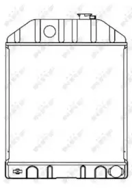 53660 NRF Радиатор, охлаждение двигателя