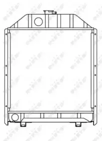 53662 NRF Радиатор, охлаждение двигателя