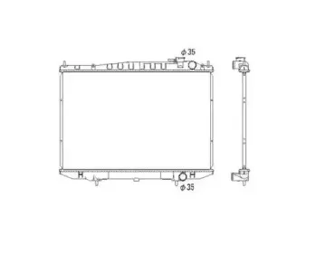 53790 NRF Радиатор, охлаждение двигателя