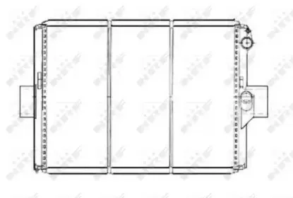 58883 NRF Радиатор, охлаждение двигателя