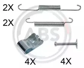 0013Q A.B.S. Комплектующие, тормозная колодка
