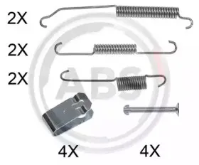 0015Q A.B.S. Комплектующие, тормозная колодка