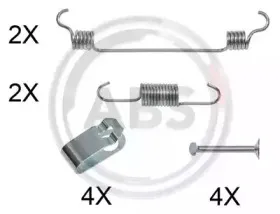 0019Q A.B.S. Комплектующие, тормозная колодка