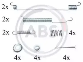 0843Q A.B.S. Комплектующие, тормозная колодка