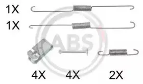 0888Q A.B.S. Комплектующие, тормозная колодка