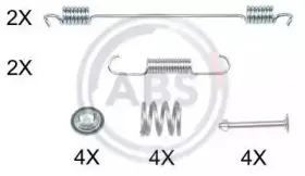 0889Q A.B.S. Комплектующие, тормозная колодка