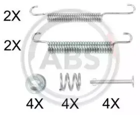 0893Q A.B.S. Комплектующие, стояночная тормозная система
