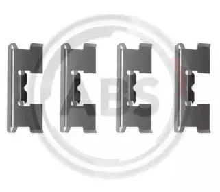 1017Q A.B.S. Комплектующие, колодки дискового тормоза