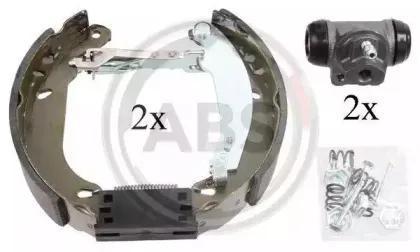 111416 A.B.S. Комплект тормозных колодок
