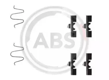 1170Q A.B.S. Комплектующие, колодки дискового тормоза