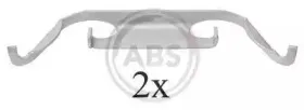 1222Q A.B.S. Комплектующие, колодки дискового тормоза