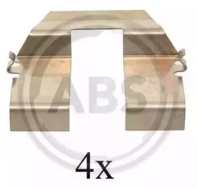 1232Q A.B.S. Комплектующие, колодки дискового тормоза