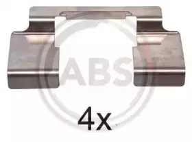 1235Q A.B.S. Комплектующие, колодки дискового тормоза