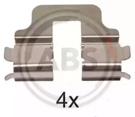 1247Q A.B.S. Комплектующие, колодки дискового тормоза