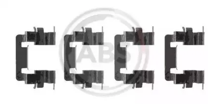 1278Q A.B.S. Комплектующие, колодки дискового тормоза