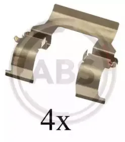 1279Q A.B.S. Комплектующие, колодки дискового тормоза