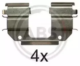 1285Q A.B.S. Комплектующие, колодки дискового тормоза