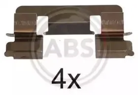 1293Q A.B.S. Комплектующие, колодки дискового тормоза