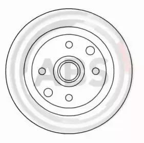 15893 A.B.S. Тормозной диск