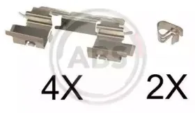 1613Q A.B.S. Комплектующие, колодки дискового тормоза