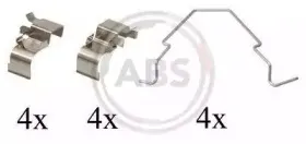 1652Q A.B.S. Комплектующие, колодки дискового тормоза