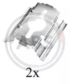 1657Q A.B.S. Комплектующие, колодки дискового тормоза