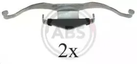 1659Q A.B.S. Комплектующие, колодки дискового тормоза