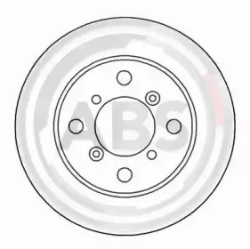 16625 A.B.S. Тормозной диск