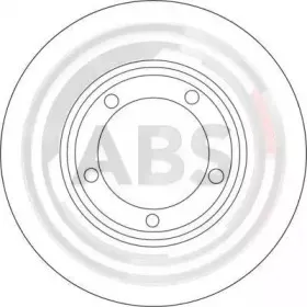 16670 A.B.S. Тормозной диск