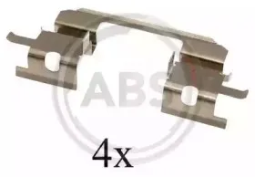 1672Q A.B.S. Комплектующие, колодки дискового тормоза