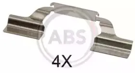 1685Q A.B.S. Комплектующие, колодки дискового тормоза
