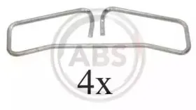 1691Q A.B.S. Комплектующие, колодки дискового тормоза