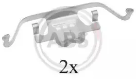 1695Q A.B.S. Комплектующие, колодки дискового тормоза